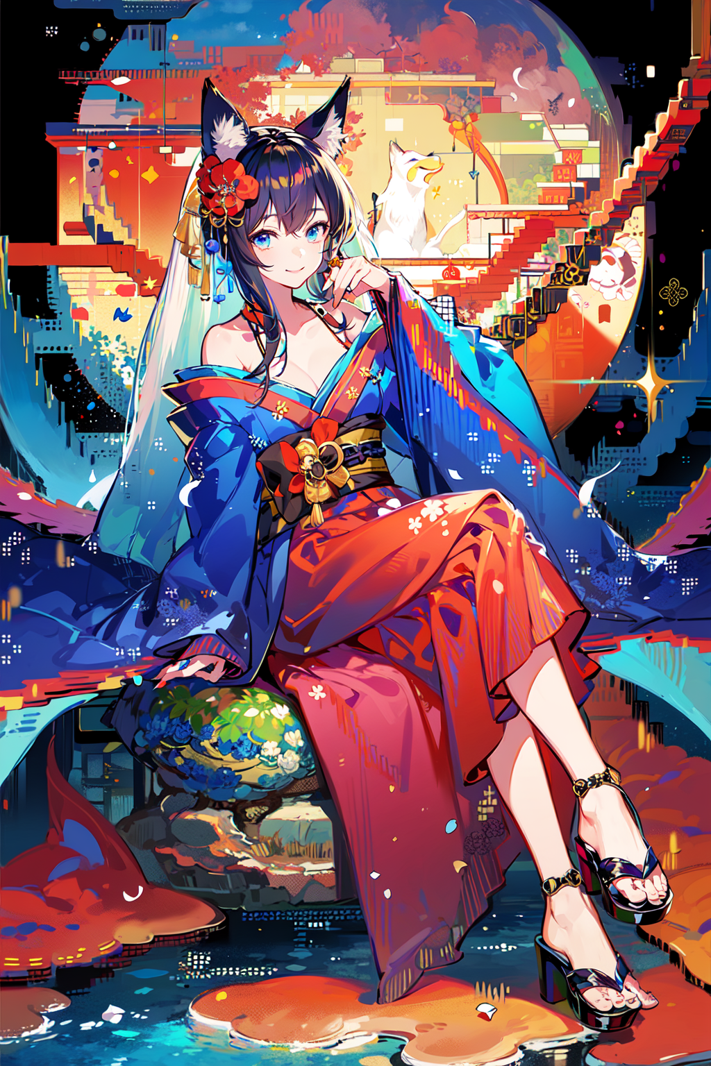 00168-4184110575-,(Masterpiece_1.2, high quality), (pixiv_1.4),colorful world,_1girl, weapon, sword, long hair, black hair, japanese clothes, blu.png